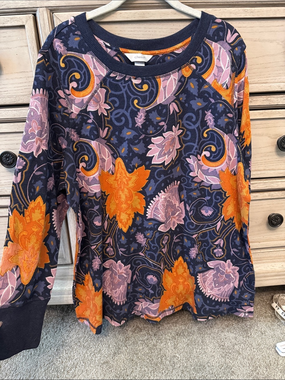 CJ Banks long sleeve thermal shirt